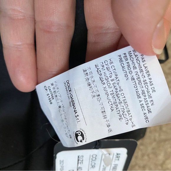 Dolce & Gabbana body con long sleeve off shoulder size 40 - Picture 10 of 13